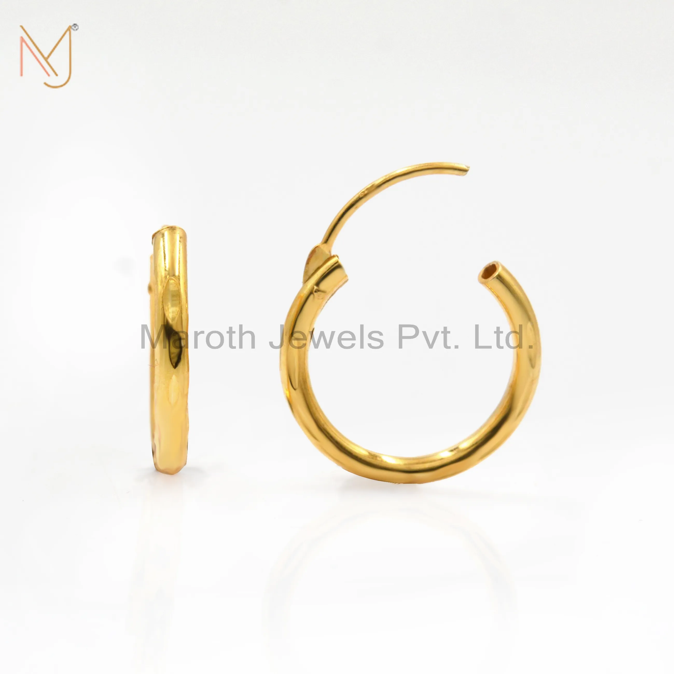 925 Silver Hoop Earrings Jewelry Manufacturer