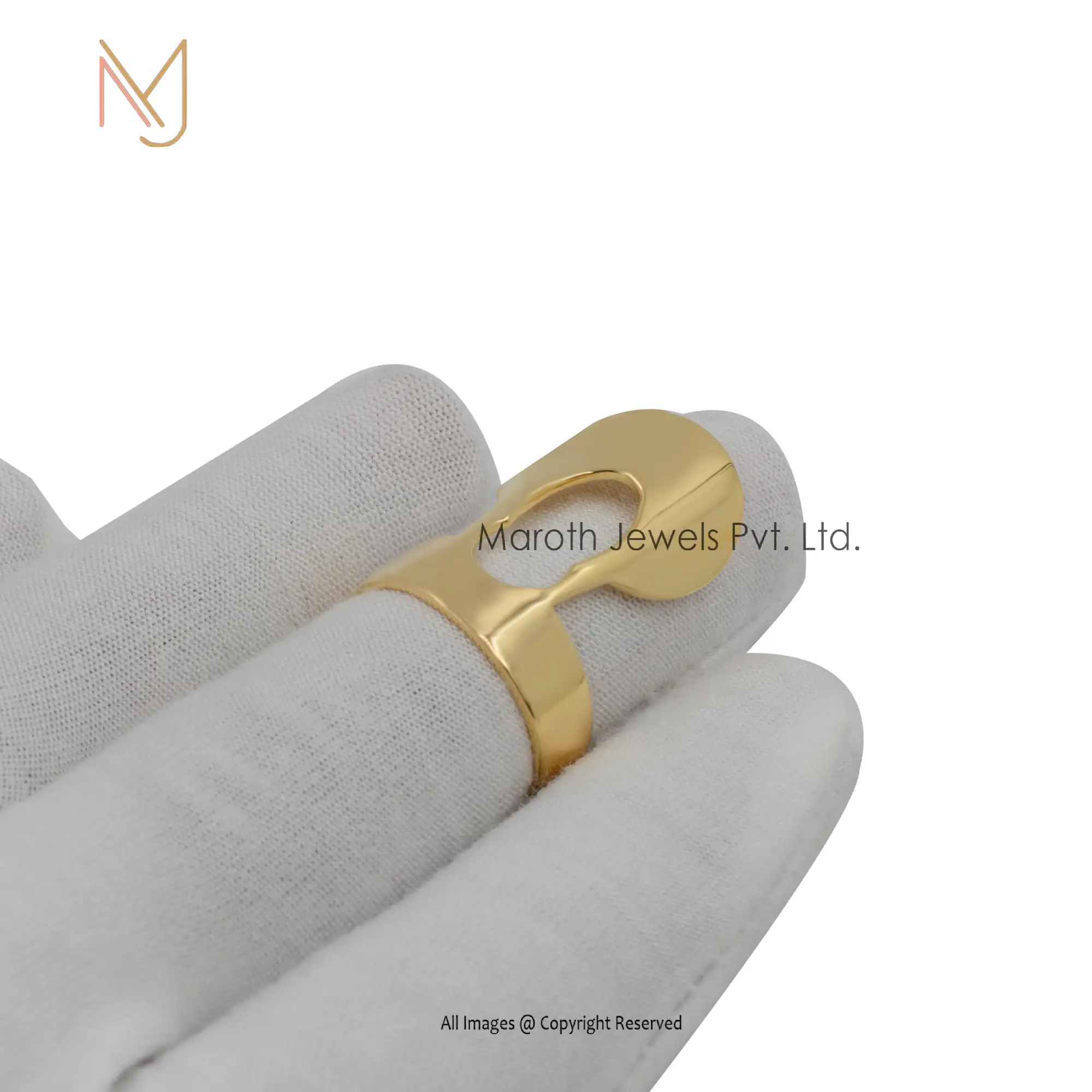 14K Yellow Gold Minimalist Ring Jewelry Manufacturer